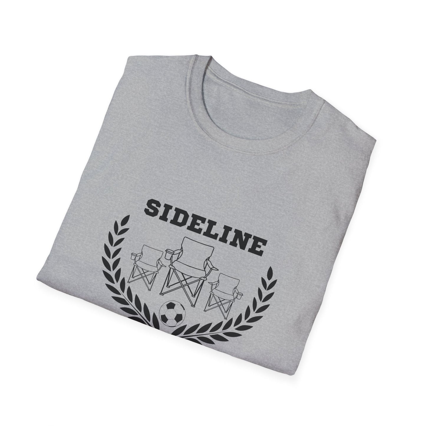 Sideline Social Club T-Shirt, Casual Tee, Weekend Vibes Shirt Gift for Soccer Fans, Summer Style