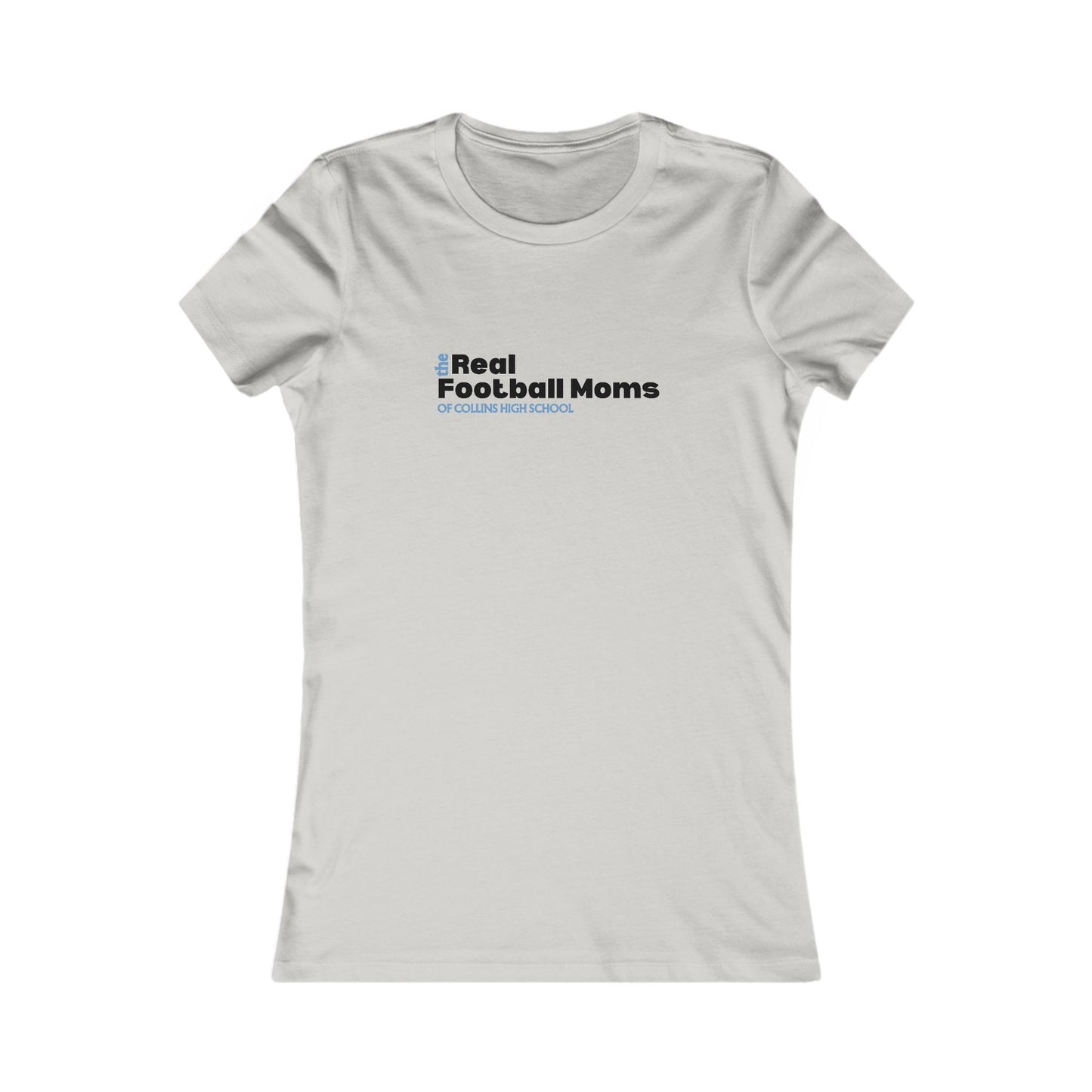 Real Football Moms of Collins High School Tee, Women's Favorite Tee for Game Day, Sports Apparel