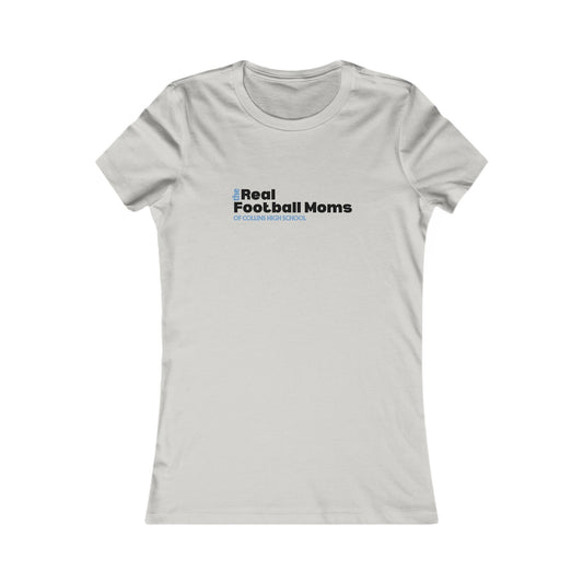 Real Football Moms of Collins High School Tee, Women's Favorite Tee for Game Day, Sports Apparel