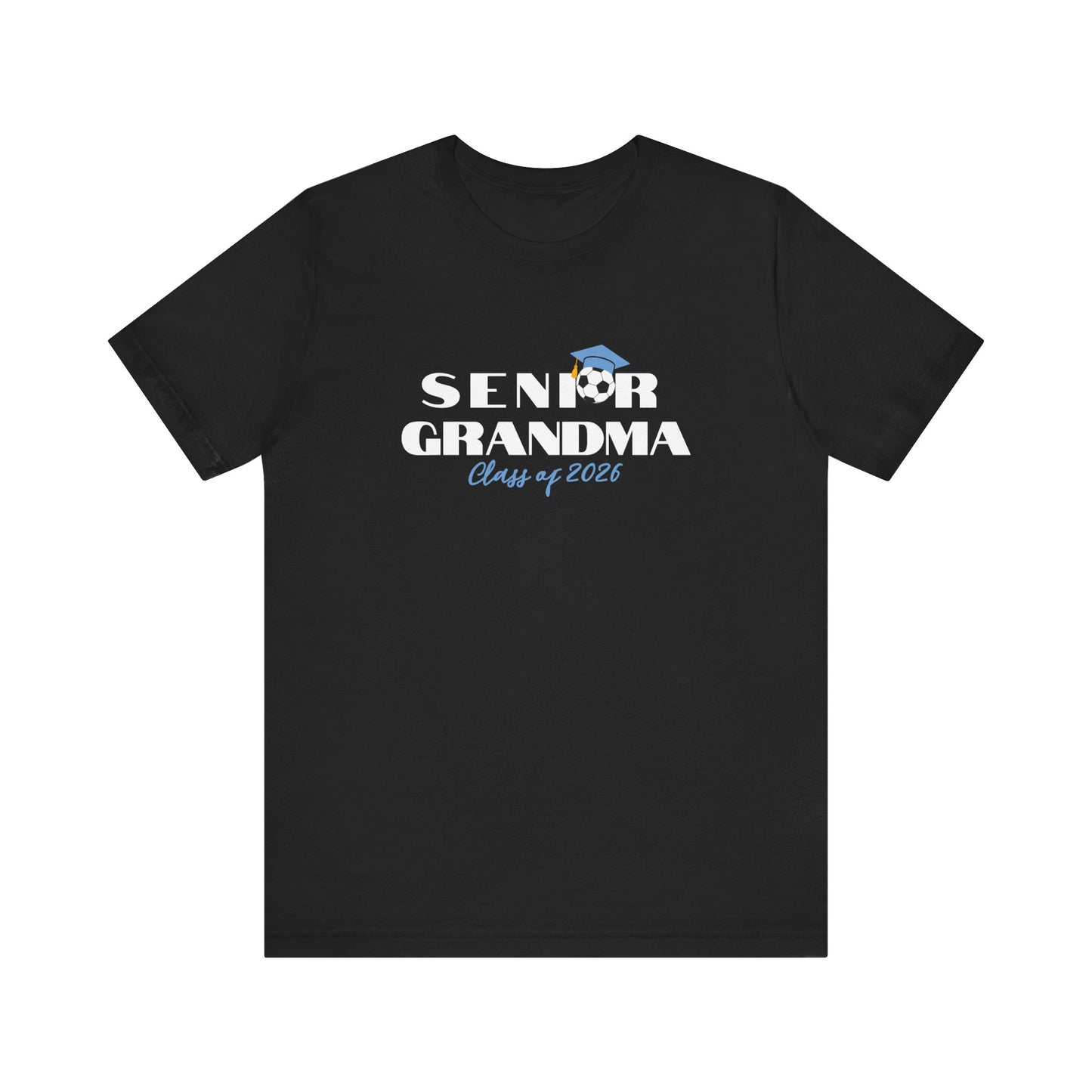 Soccer Senior Grandma Jersey T-Shirt, Class of 2026 Shirt, Gift for Graduation, Family Celebration