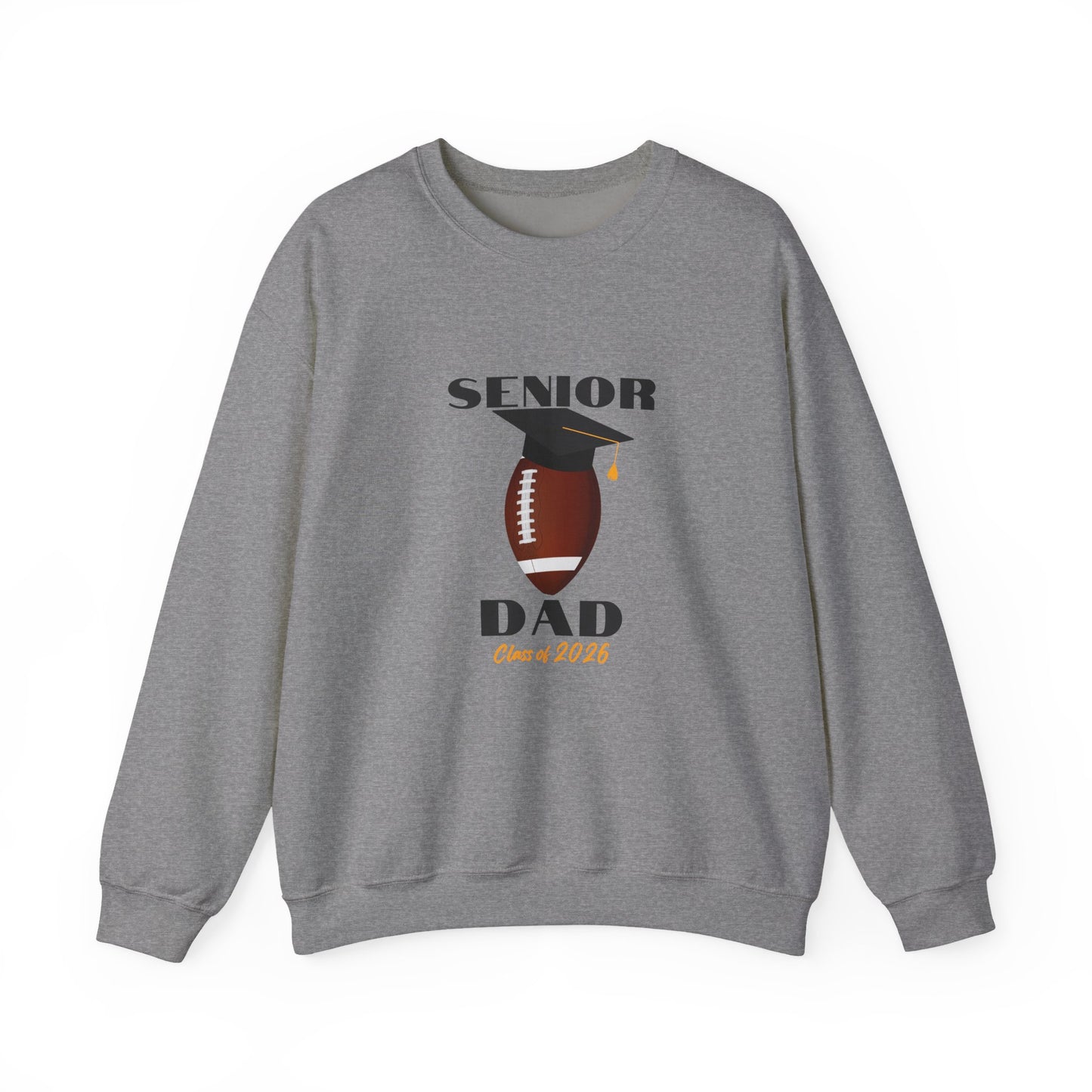 Senior Dad Crewneck Sweatshirt, Football Dad, Football Fan Apparel, Cozy Sweatshirt for Dads