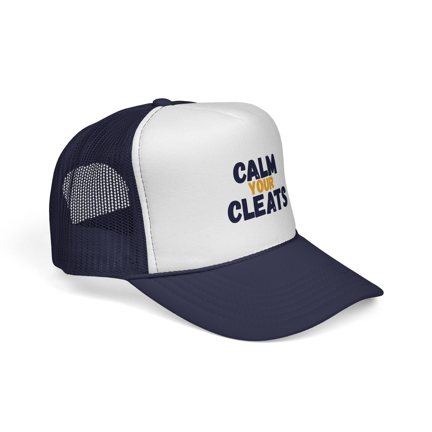 Calm your Cleats Trucker Hat:  Game Days, and Casual Outings, Gift for Soccer Lovers