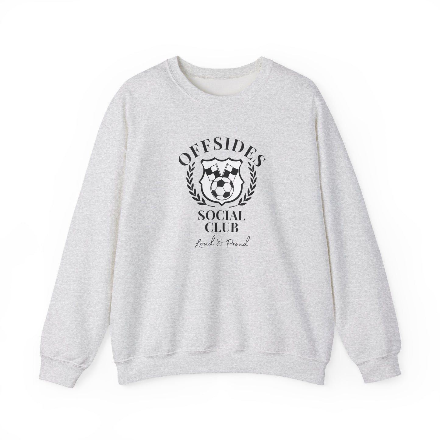 Soccer Club Crewneck Sweatshirt, Offside Sweatshirt, Sports Apparel, Gift for Soccer Fans, Casual Wear