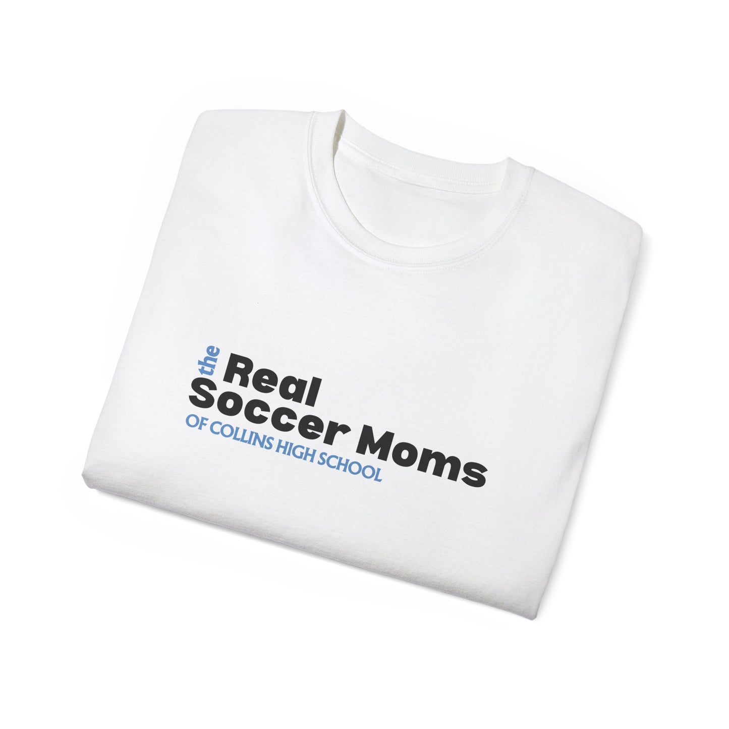 Real Soccer Moms Tee, Gift for Soccer Moms, Casual T-Shirt, Game Day Essentials, Team Spirit Wear