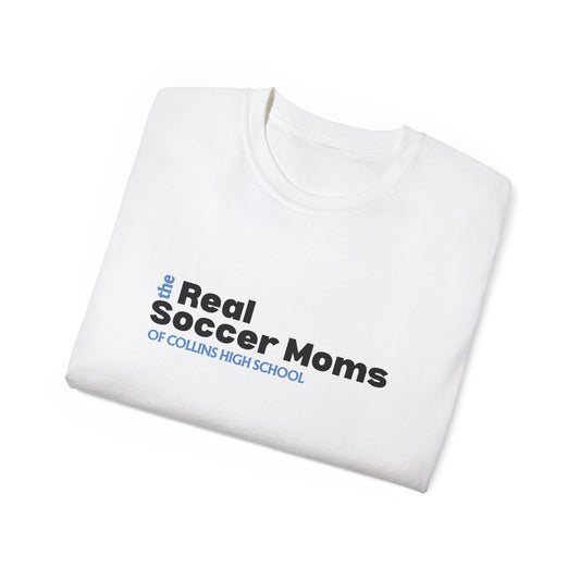 Real Soccer Moms Tee, Gift for Soccer Moms, Casual T-Shirt, Game Day Essentials, Team Spirit Wear