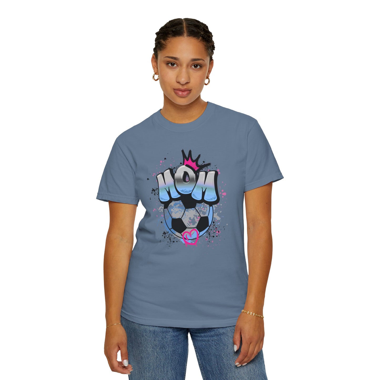 Soccer Mom T-Shirt, Cool Soccer Mom Gear, Casual Wear, Unisex Garment-Dyed Shirt