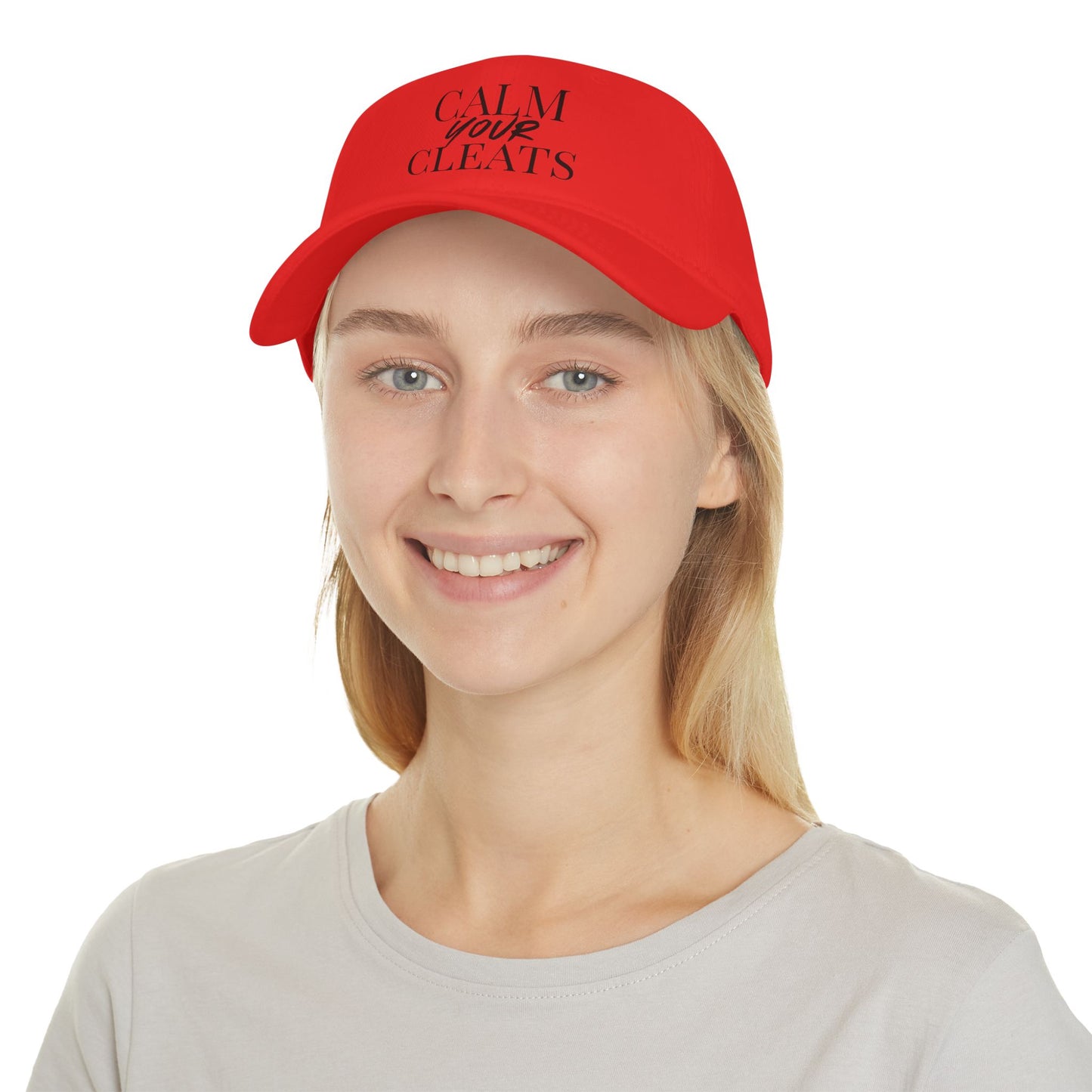 Calm Your Cleats, Casual Sports Hat, Soccer Gift, Relaxed Fit Cap, Vintage Style Cap, Gift for Him/Her