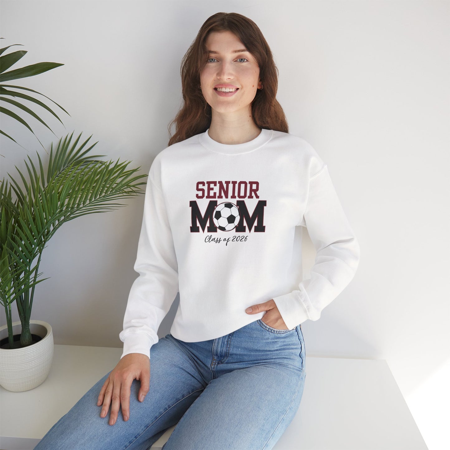 Senior Mom Soccer Sweatshirt, Ballard HS, Senior Soccer Mom