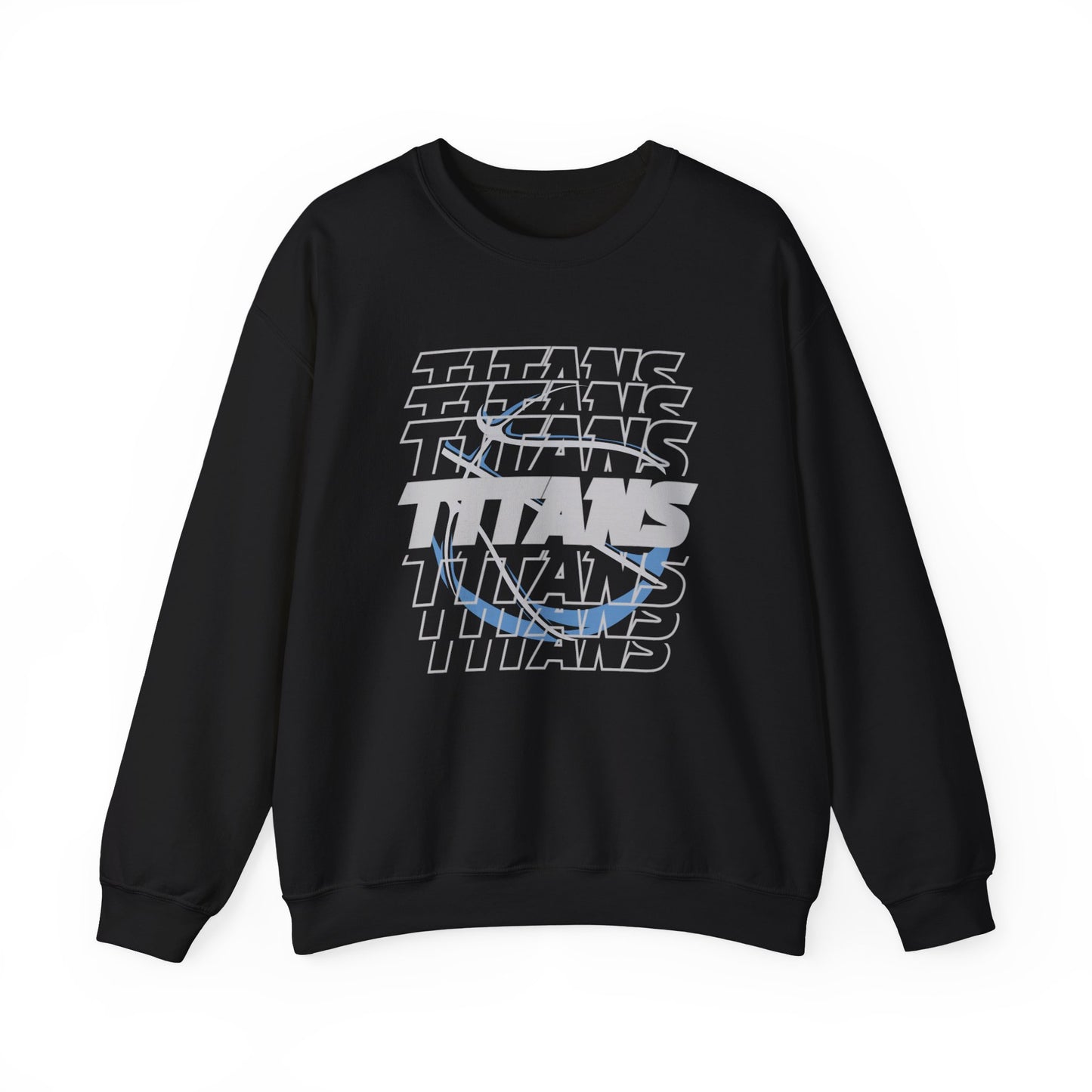 TITANS on Repeat Sweatshirt — Retro Stacked Basketball Crewneck