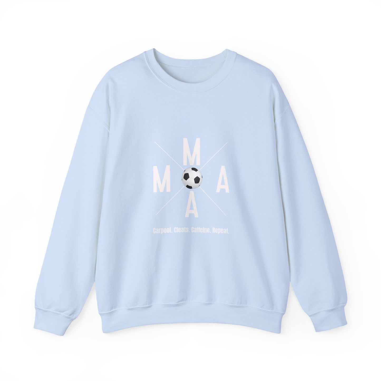 SOCCER MAMA Crewneck Sweatshirt, Sports Apparel, Gift for Soccer Moms, Casual Wear, Soccer Player Sweatshirt