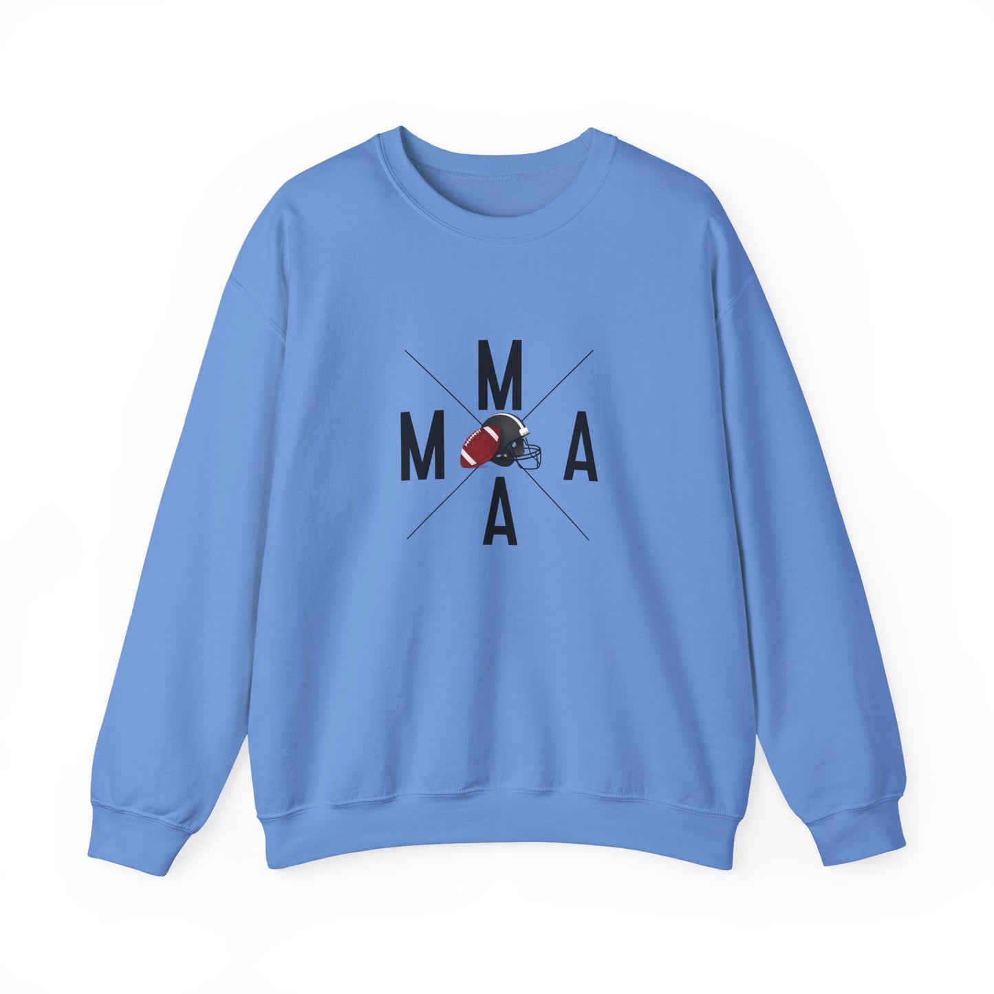 Stylish MAMA Crewneck Sweatshirt, Unisex Sweatshirt, Casual Wear, Football Season, Gift for Moms, Sports Sweatshirt, Fitness Clothing