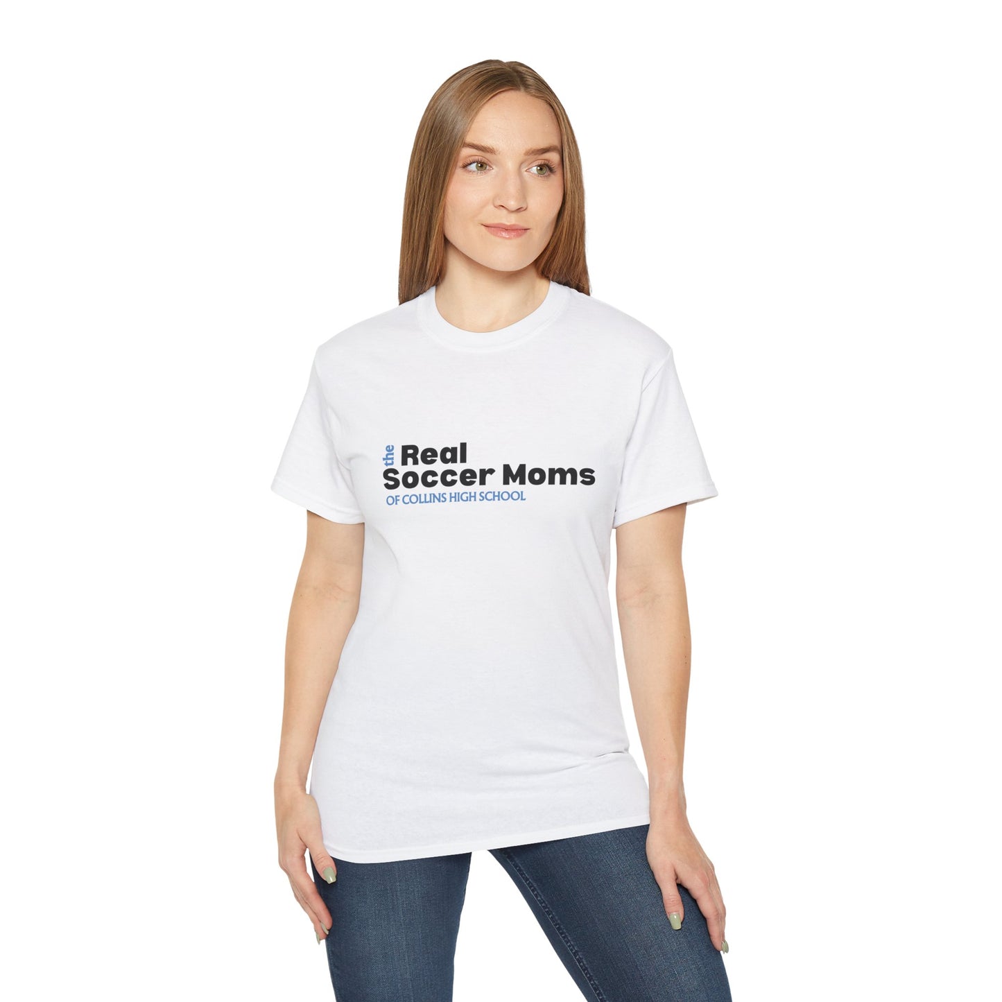 Real Soccer Moms Tee, Gift for Soccer Moms, Casual T-Shirt, Game Day Essentials, Team Spirit Wear