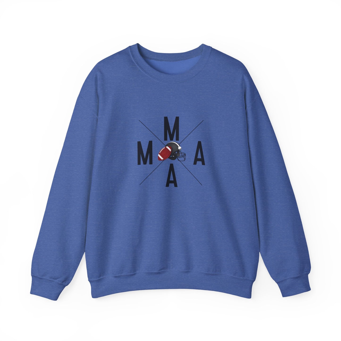 Stylish MAMA Crewneck Sweatshirt, Unisex Sweatshirt, Casual Wear, Football Season, Gift for Moms, Sports Sweatshirt, Fitness Clothing