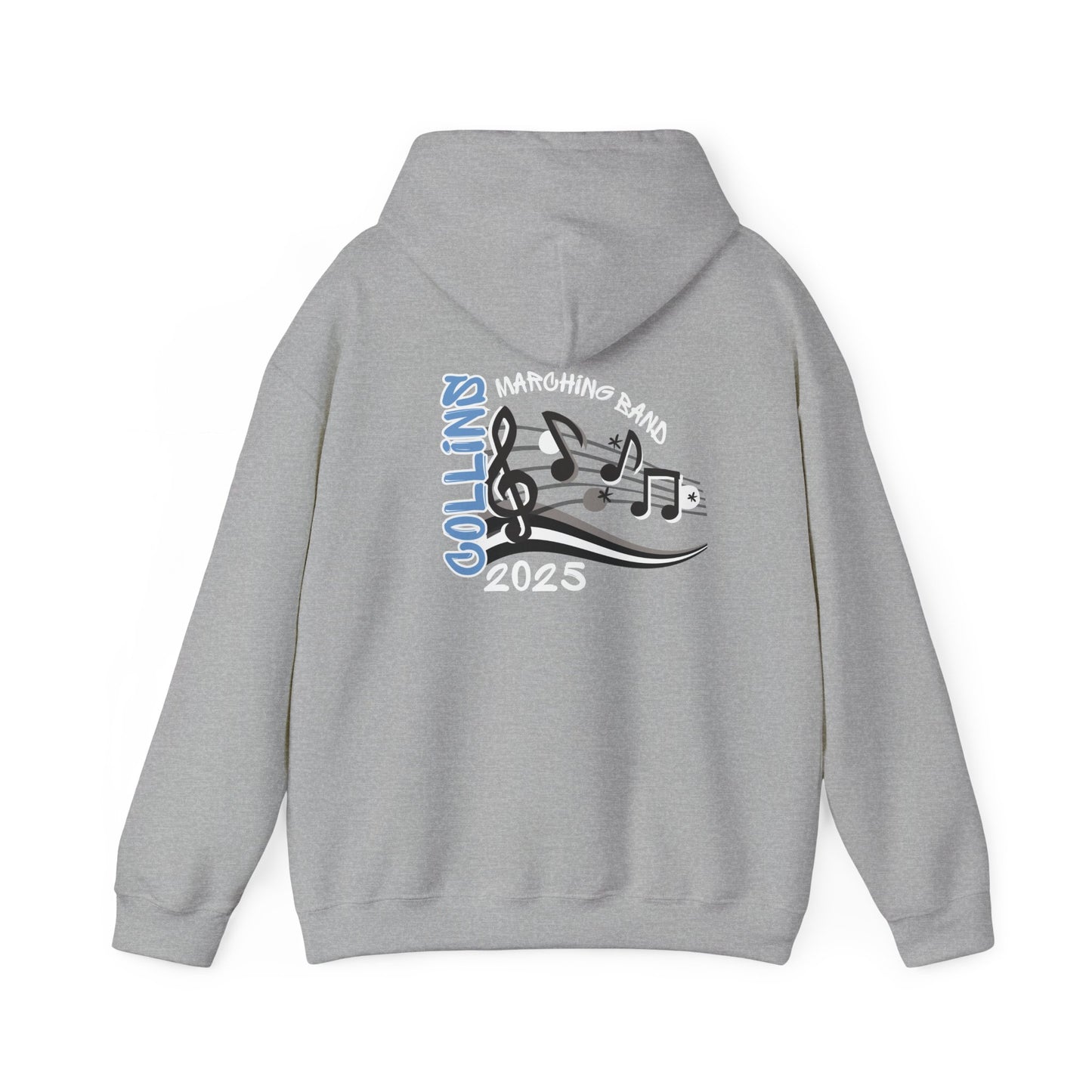 Collins Marching Band Hoodie, Personalized Apparel, Perfect Gift for Band Supportors