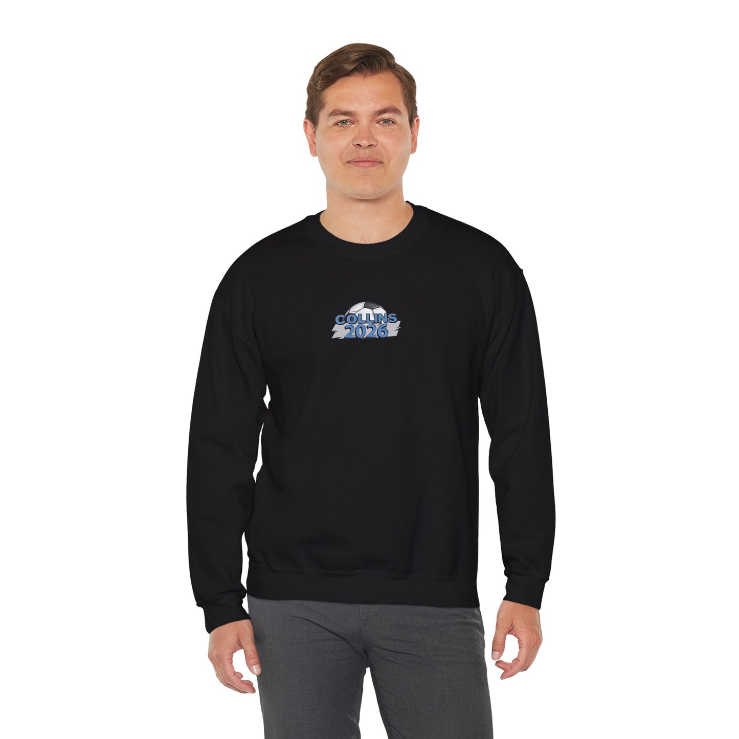 Collins Soccer Seniors Crewneck Sweatshirt, Class of 2026, High School Soccer