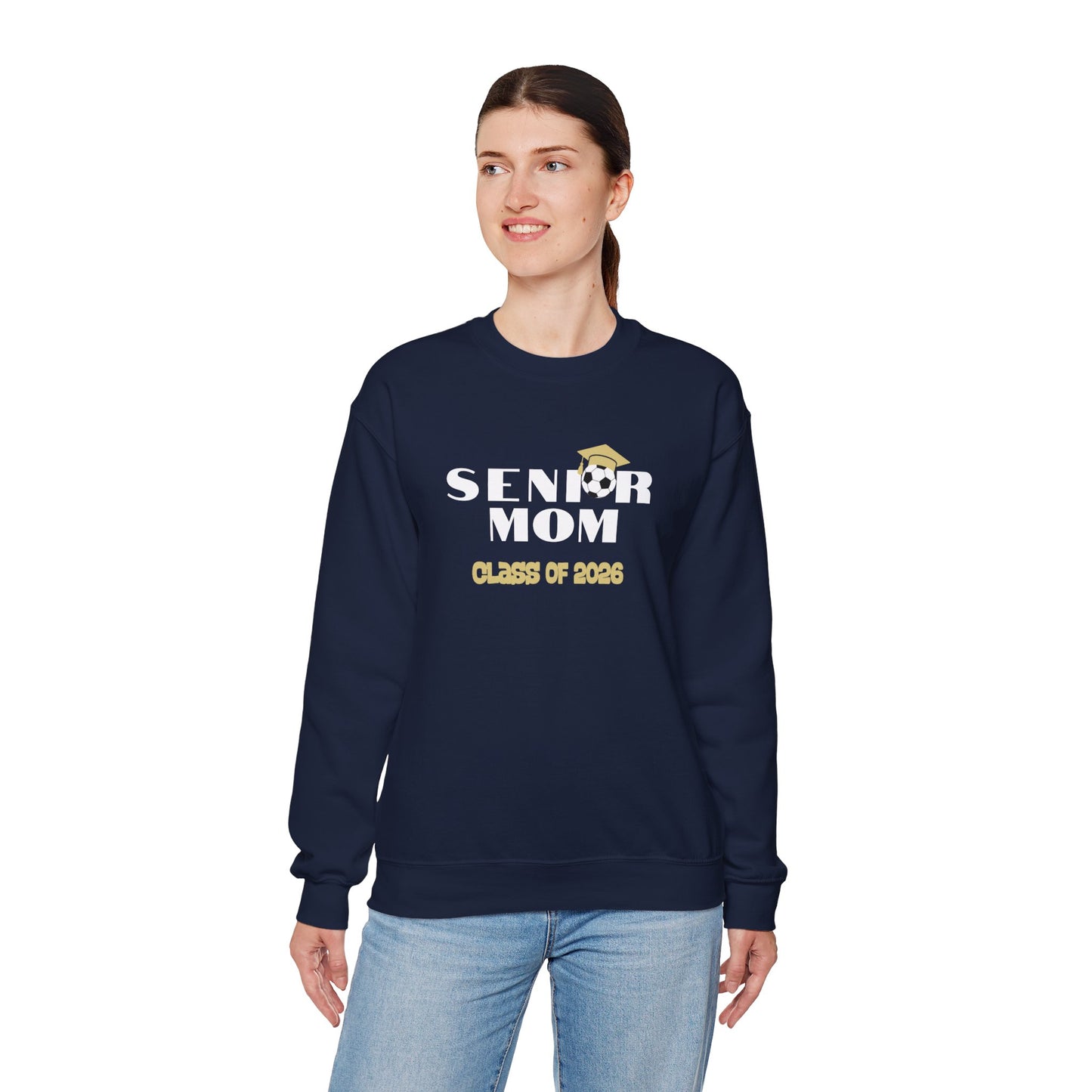 Shelby County- Crewneck Sweatshirt for Senior Soccer Moms, Graduation Day Apparel