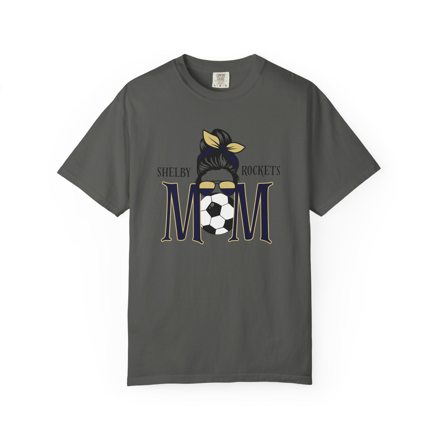 Shelby Rockets Cool Soccer Mom T-Shirt, Gift for Sports Moms, Garment-Dyed Tee