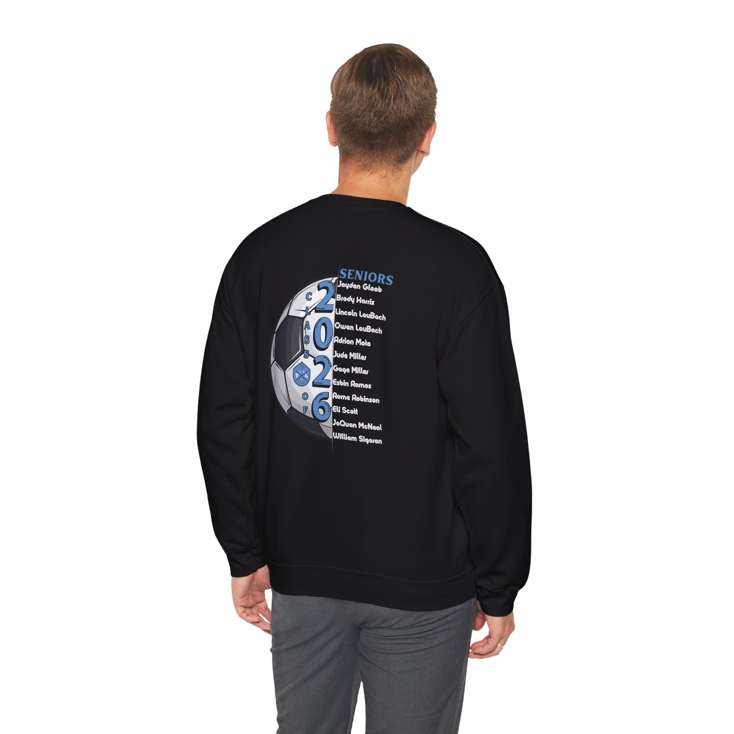Collins Soccer Seniors Crewneck Sweatshirt (Option 2), Class of 2026, High School Soccer