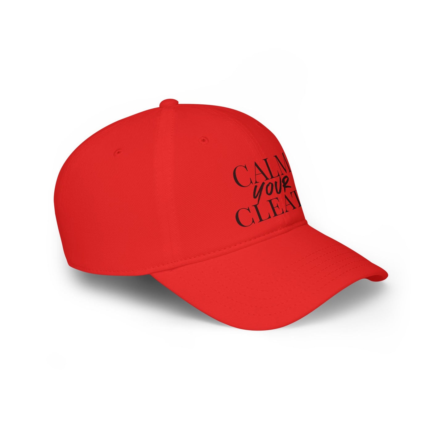 Calm Your Cleats, Casual Sports Hat, Soccer Gift, Relaxed Fit Cap, Vintage Style Cap, Gift for Him/Her