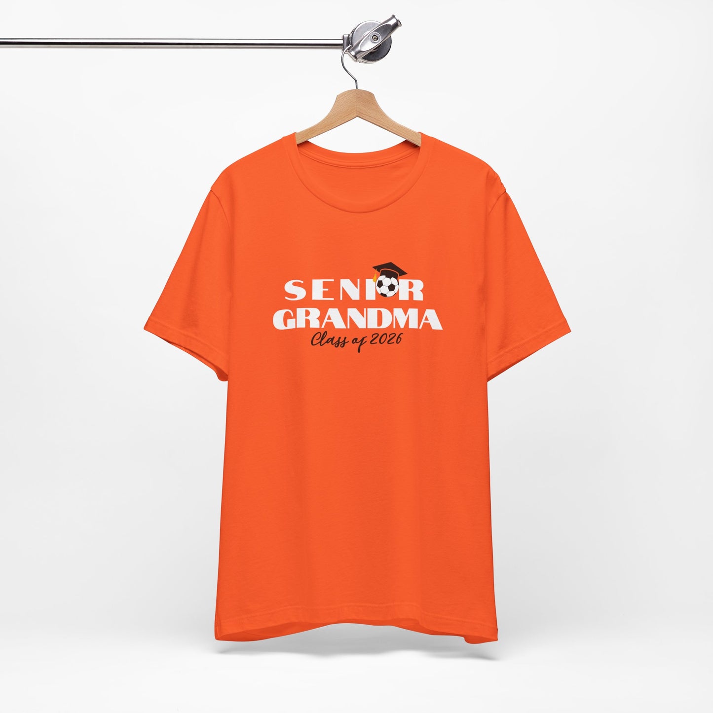 Soccer Senior Grandma Jersey T-Shirt, Class of 2026 Shirt, Gift for Graduation, Family Celebration