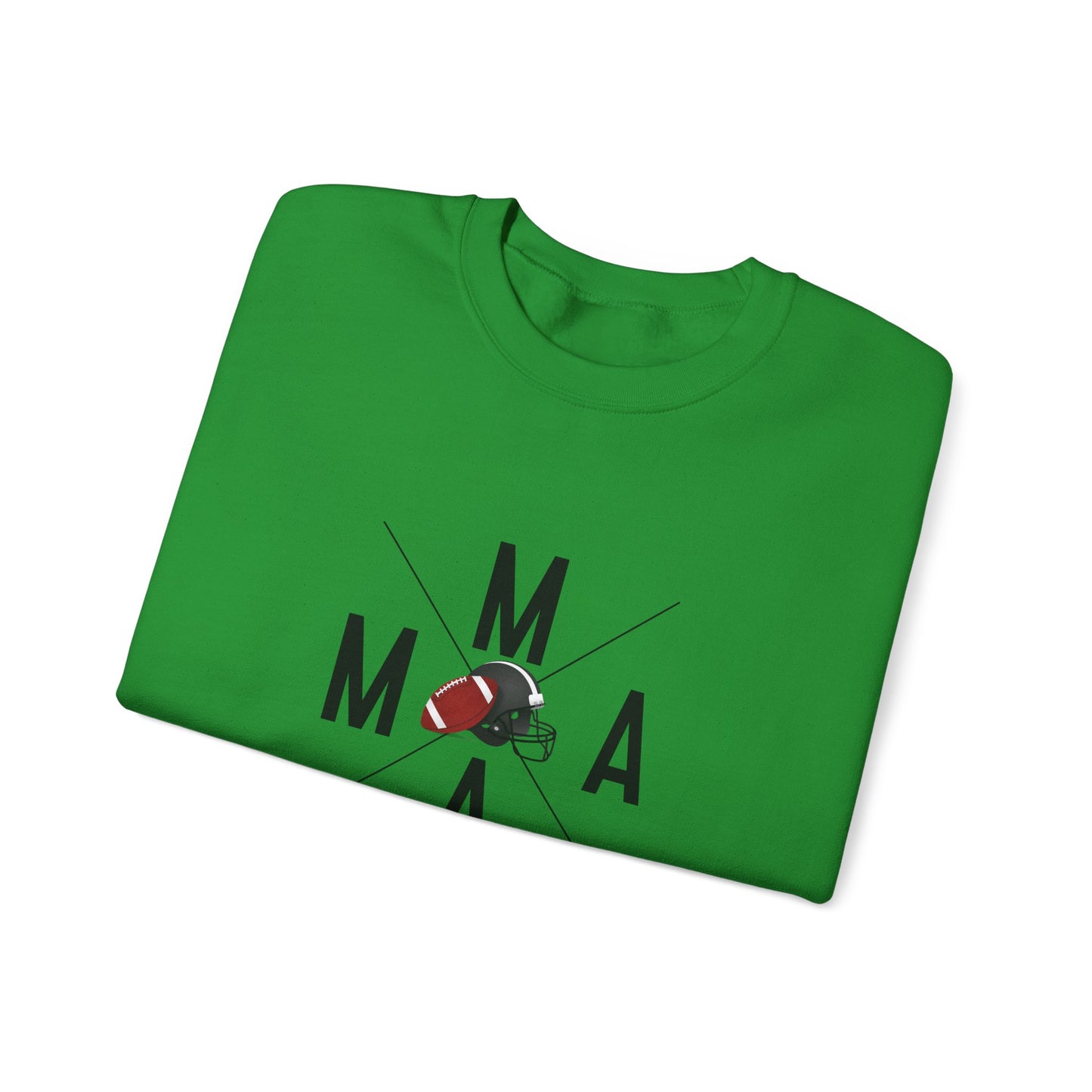Stylish MAMA Crewneck Sweatshirt, Unisex Sweatshirt, Casual Wear, Football Season, Gift for Moms, Sports Sweatshirt, Fitness Clothing
