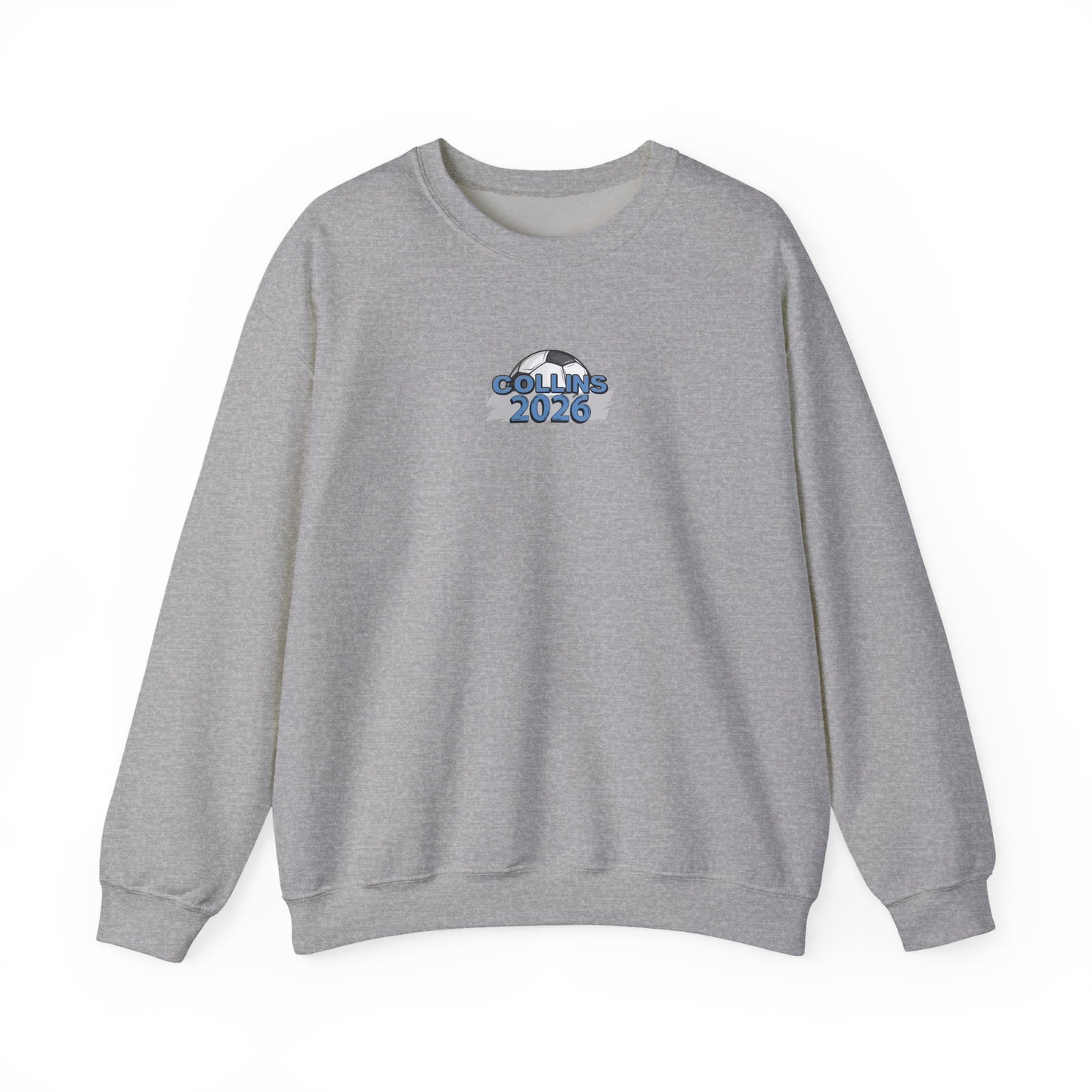 Collins Soccer Seniors Crewneck Sweatshirt, Class of 2026, High School Soccer