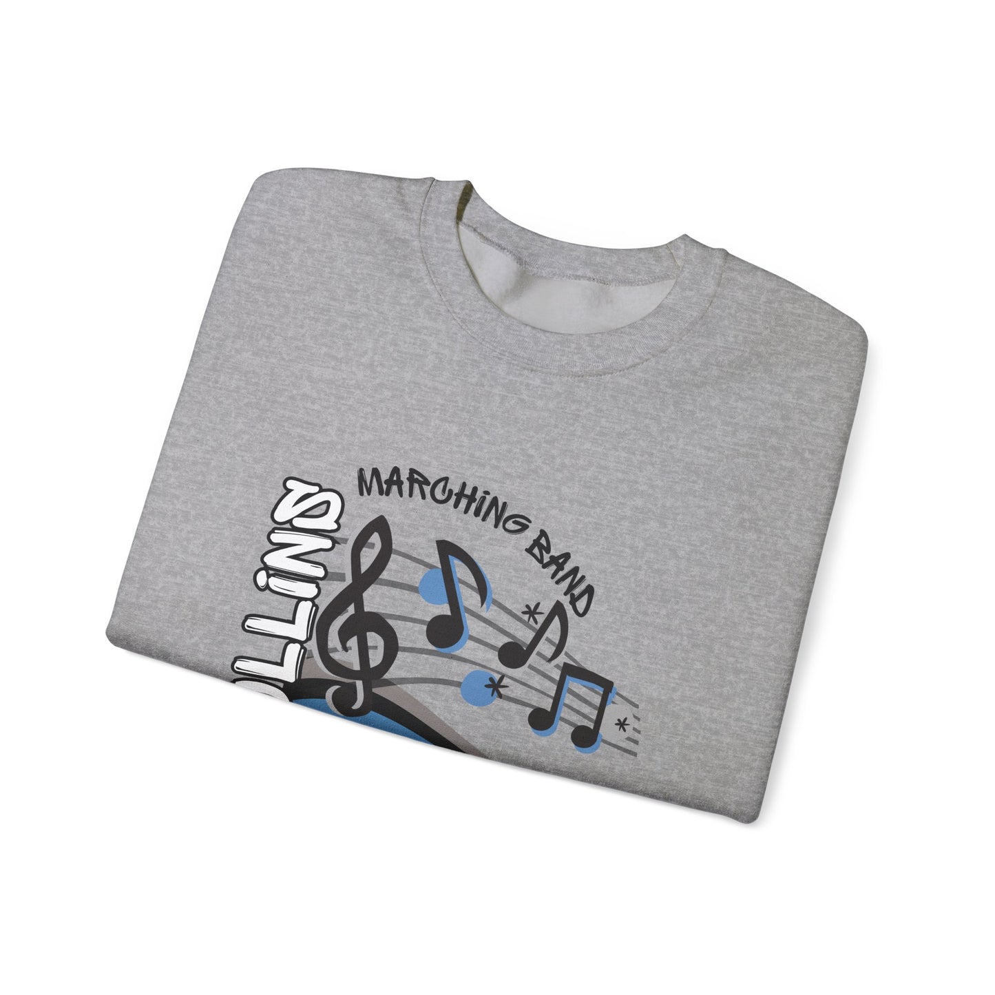 Custom Marching Band Crewneck Sweatshirt - Apparel for Band Events, School Spirit Wear
