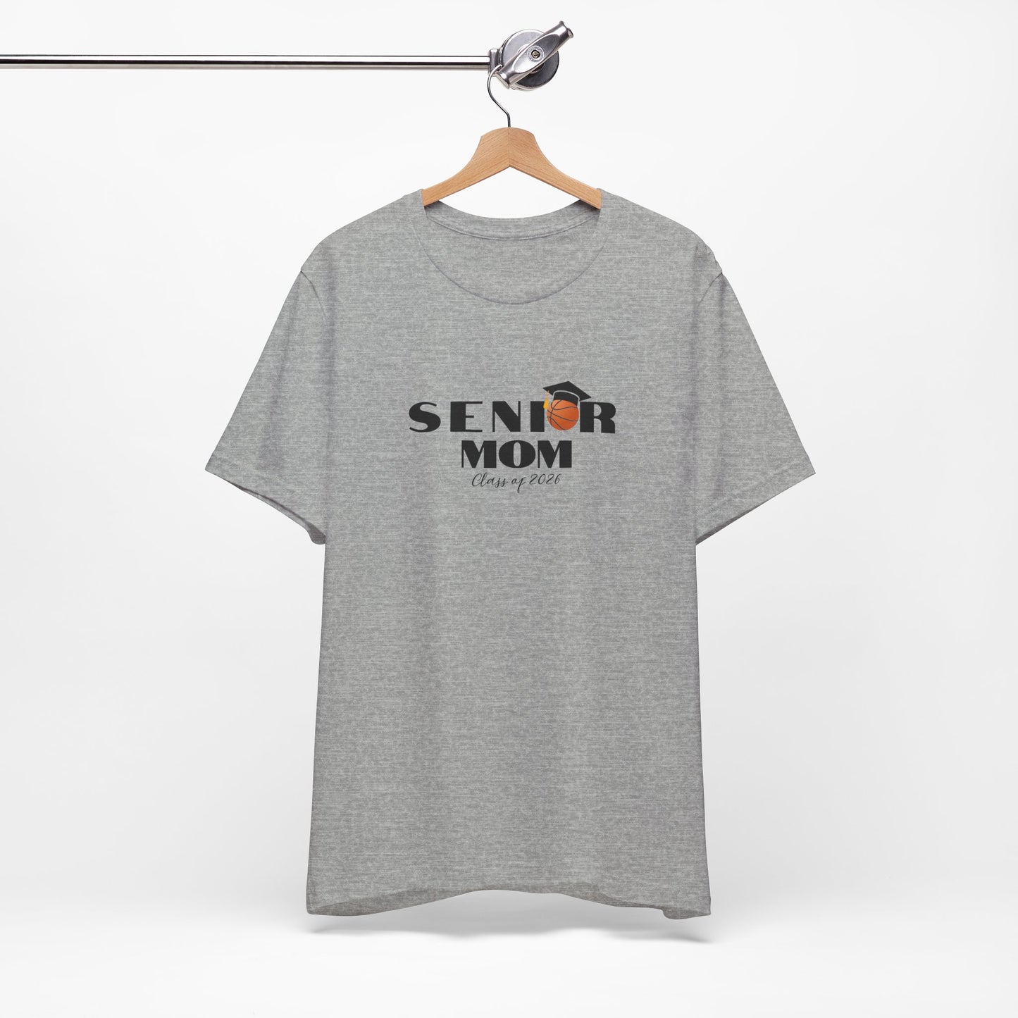 Senior Basketball Mom Tee, Graduation, Graduation T-Shirt, Class of 2026 Apparel, Celebrate Senior Year