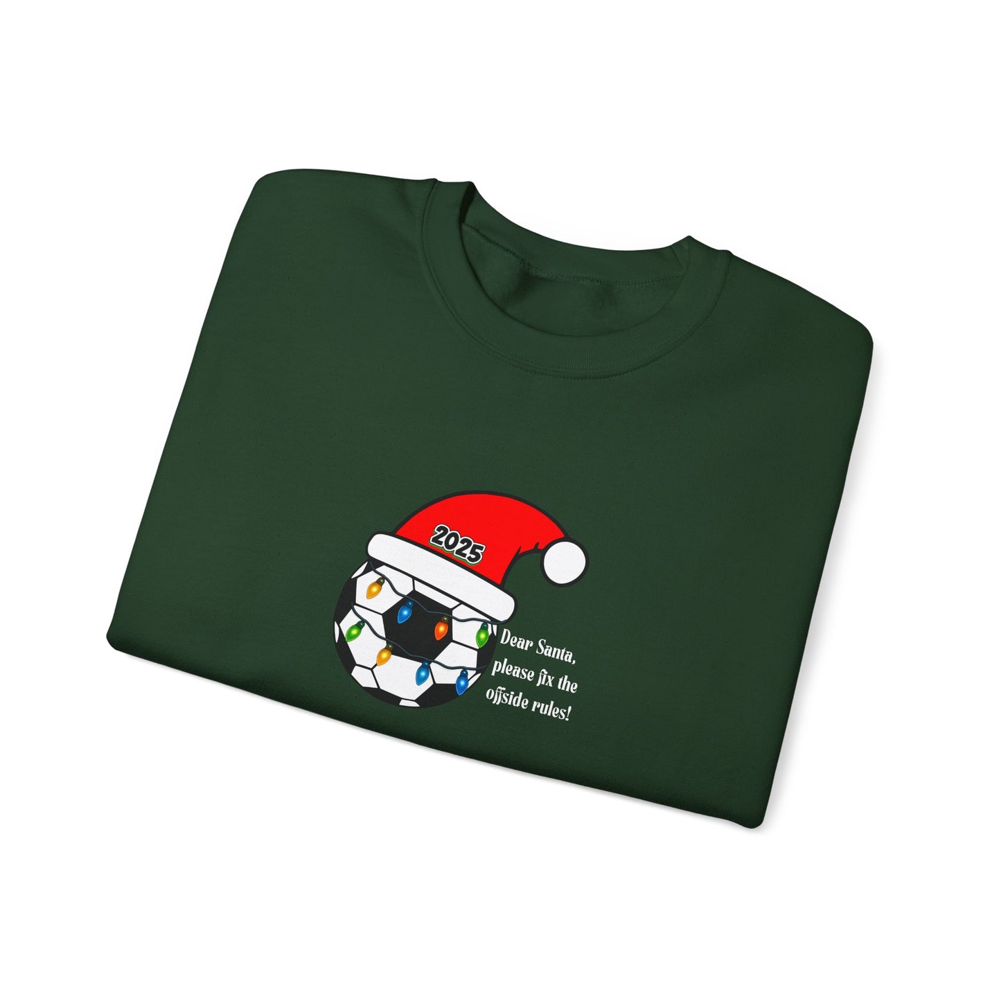 Soccer Ball Holiday Crewneck Sweatshirt – Fix Offsides