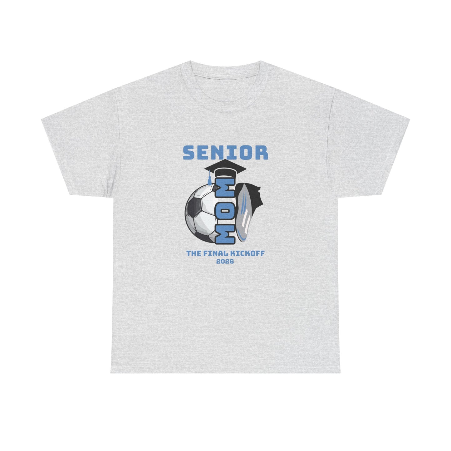 Senior Soccer Heavy Cotton Tee, Graduation Shirt, Class of 2026 Apparel