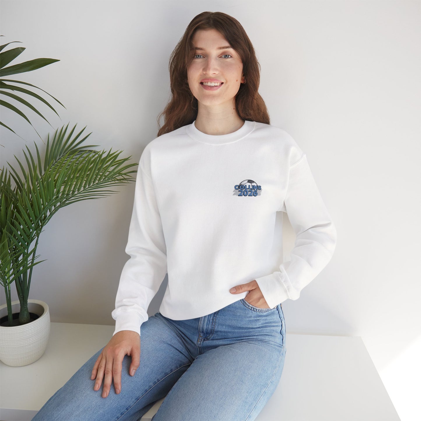 Collins Soccer Seniors Crewneck Sweatshirt (Option 2), Class of 2026, High School Soccer