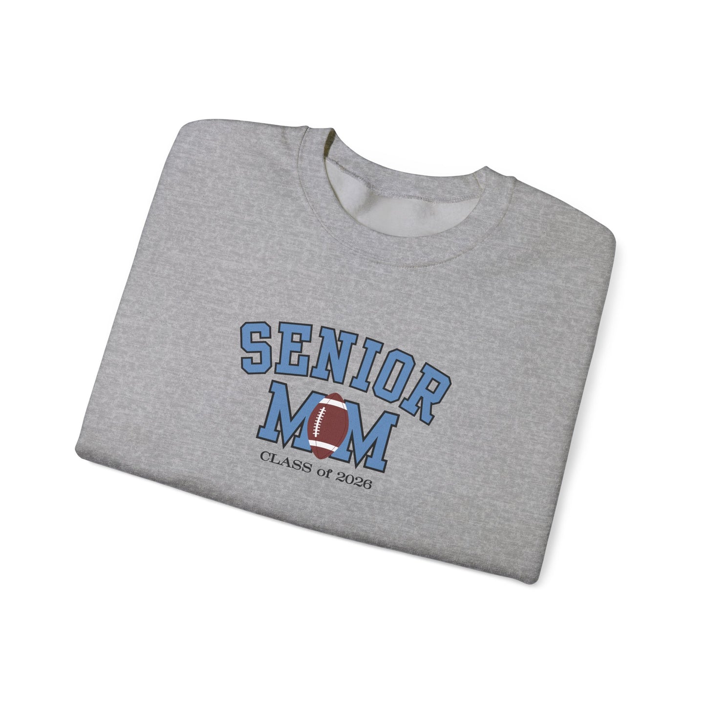 Senior Football Mom Crewneck Sweatshirt | Class of 2026