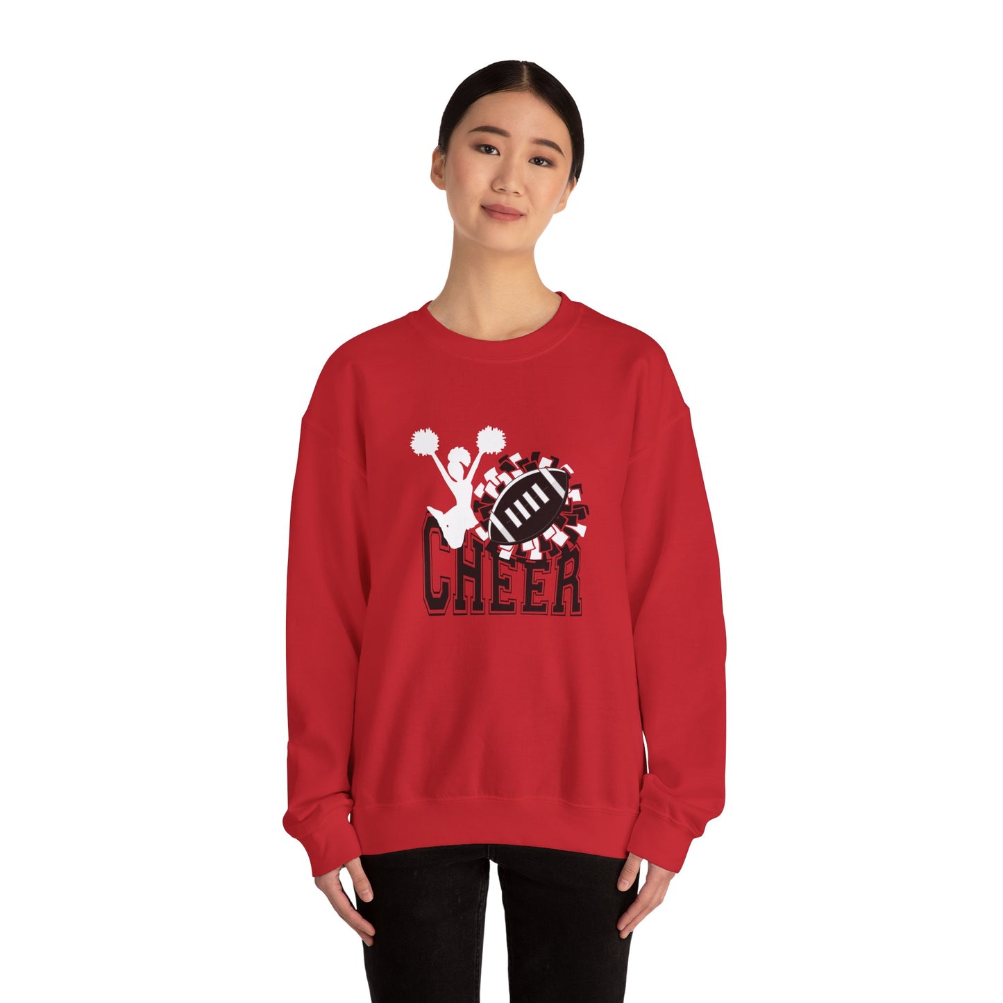 Cheer Crewneck Sweatshirt, Sports Apparel, Game Day Fashion- Can be Personalized