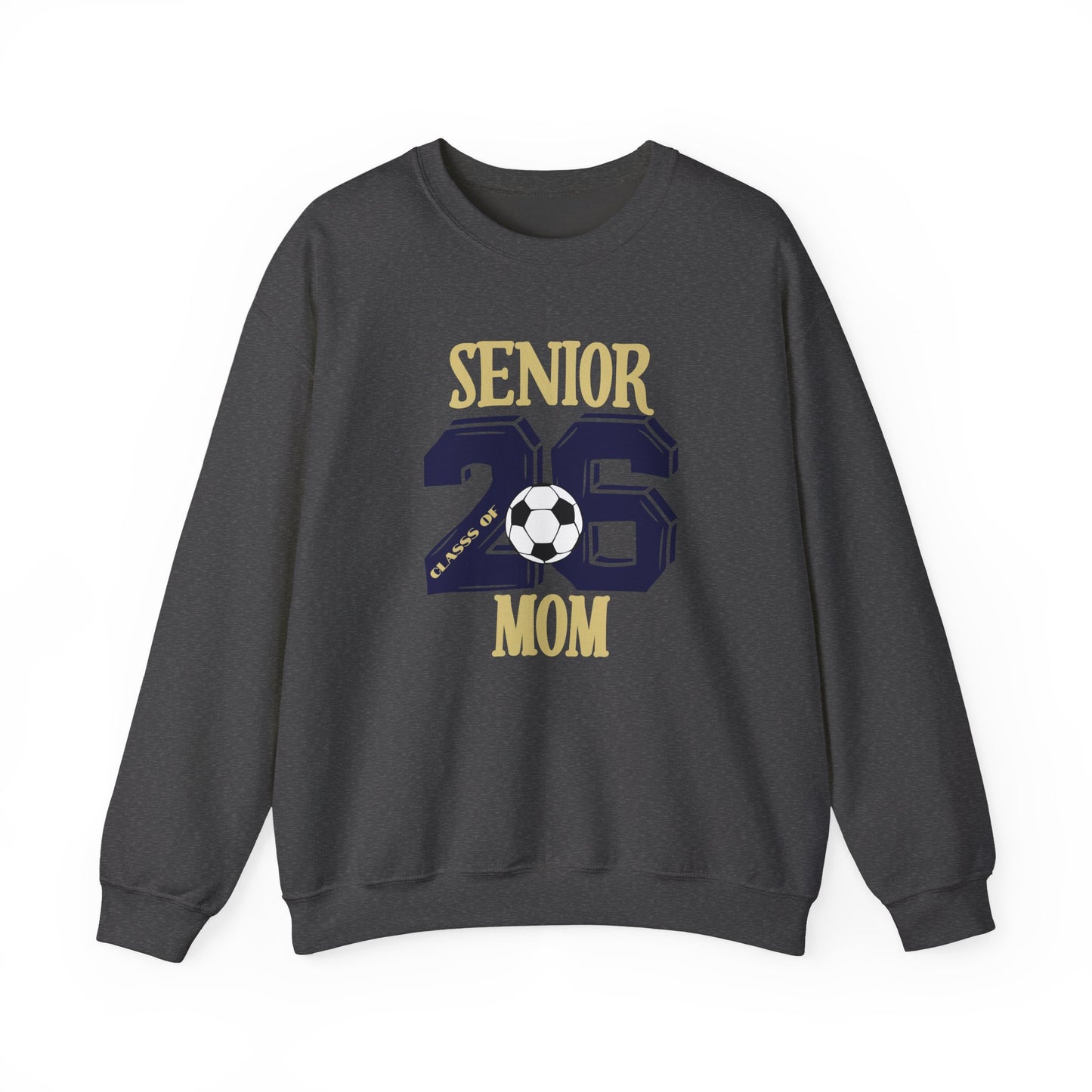 Shelby Senior Mom Soccer Sweatshirt, Unisex Crewneck, Sports Mom Apparel, Graduation Gift, Comfortable Casual Wear