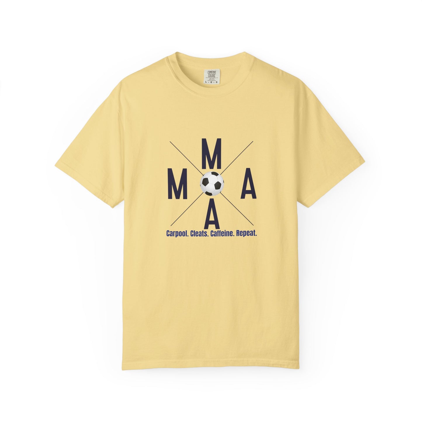 Soccer MAMA Garment-Dyed T-shirt, Sports Tees, Gift for Soccer Fans