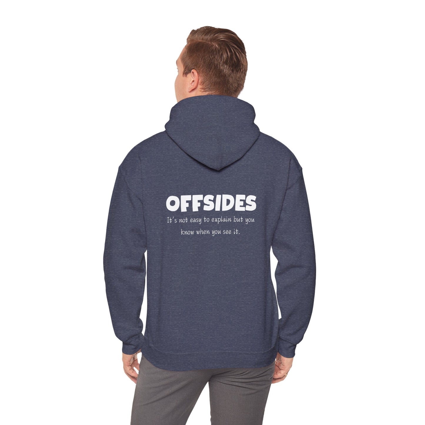 Offsides Hoodie - Cozy Unisex Pullover Sweatshirt, Perfect Gift for Soccer Lovers, Casual Wear, Unique Statement Hoodie