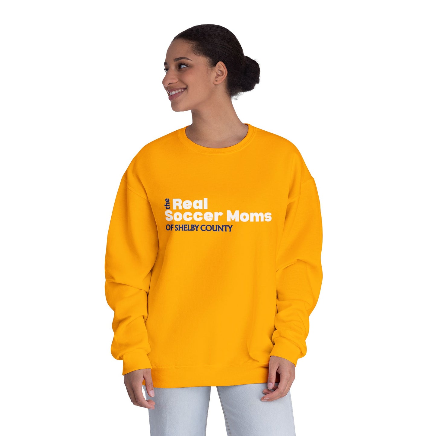 Real Soccer Moms of Shelby County Crewneck Sweatshirt | Perfect Gift for Moms, Casual Wear, Sports Mom Apparel, Comfortable Sweatshirt, Great for [...]