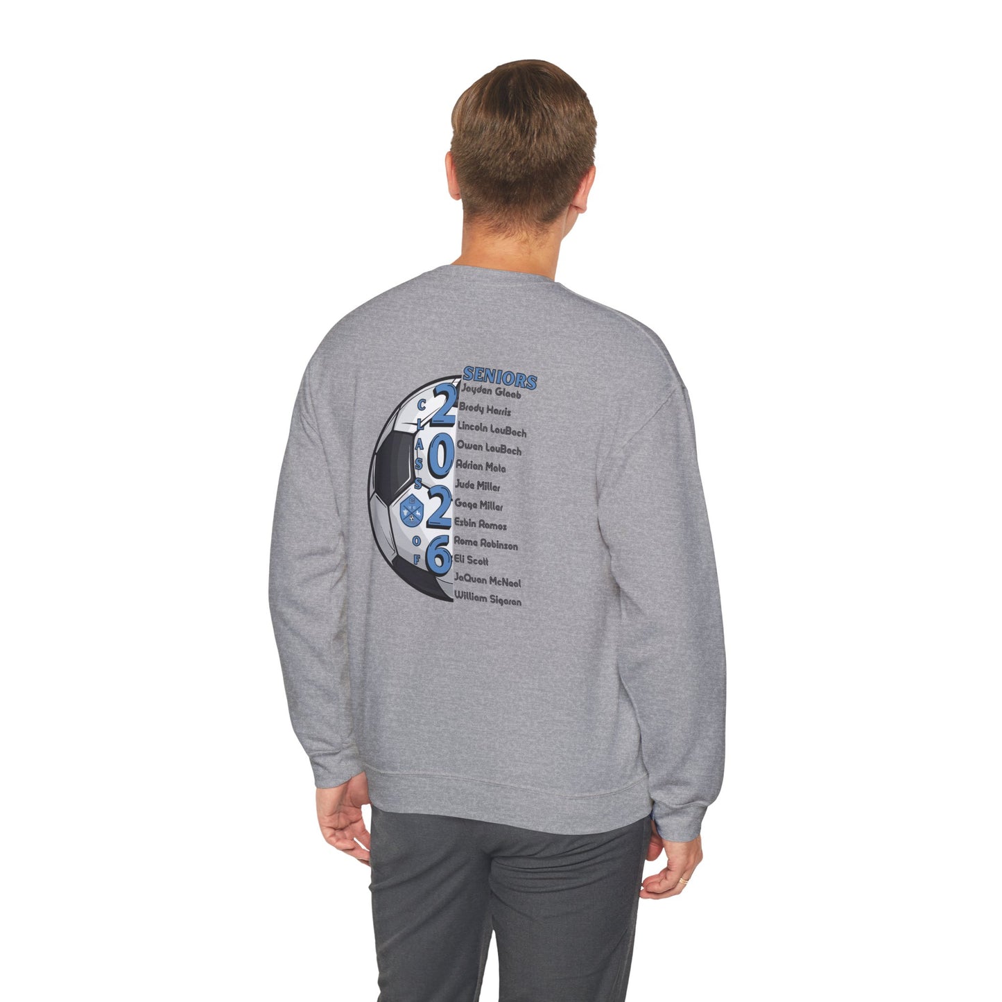 Collins Soccer Seniors Crewneck Sweatshirt (Option 2), Class of 2026, High School Soccer