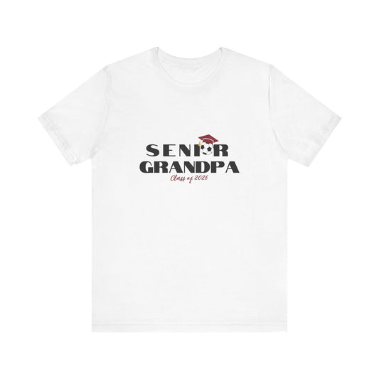 Senior Soccer Grandpa Graduation Tee, Proud Grandparents, Class of 2026 Shirt, Family Celebration