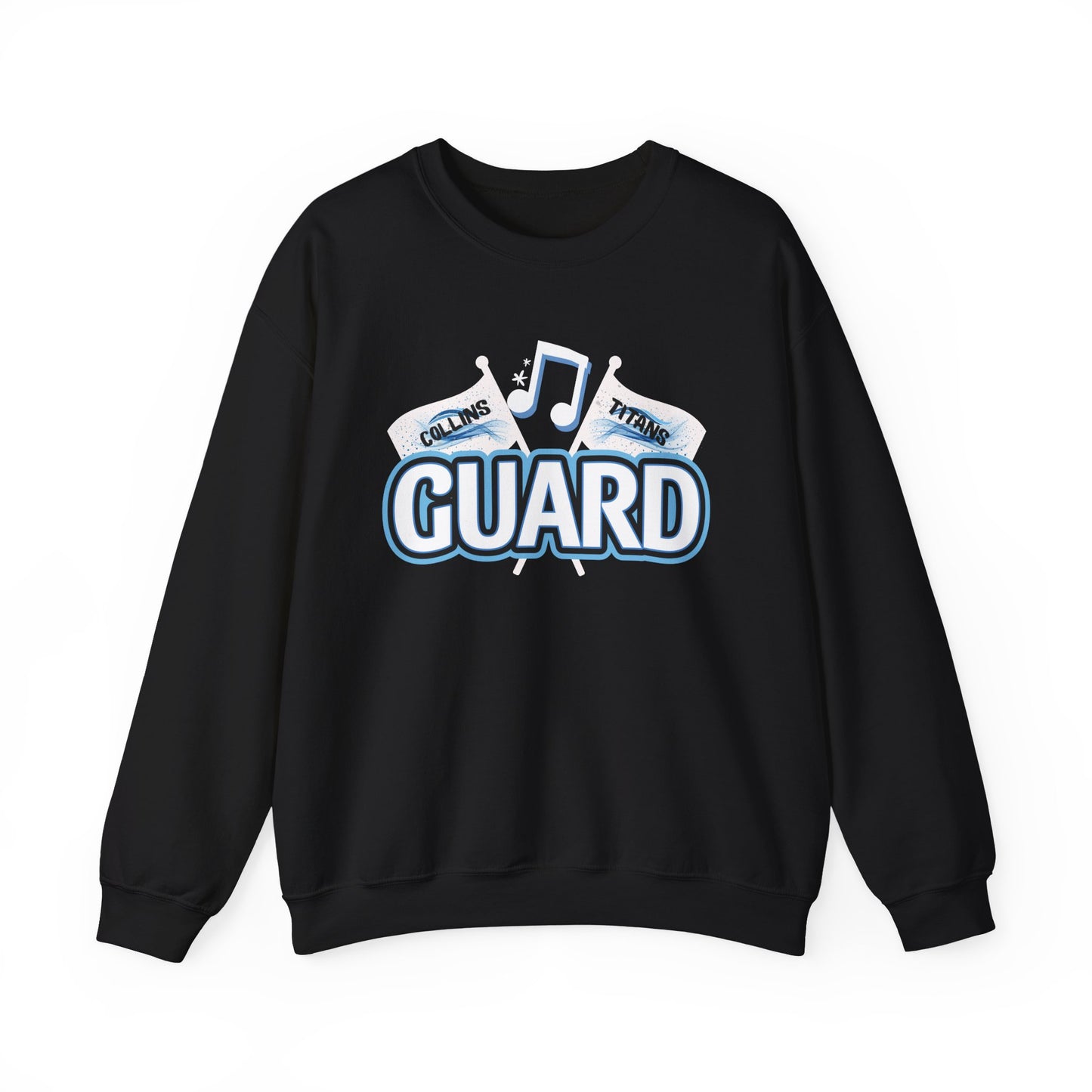 Color Guard Crewneck Sweatshirt - Perfect for Marching Band- Collins High School