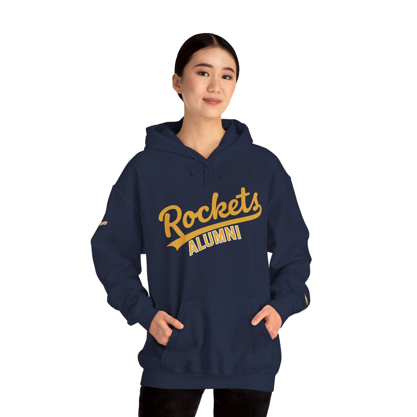 Rockets Alumni Hooded Sweatshirt, Shelby County School Spirit Wear- Personalization Available