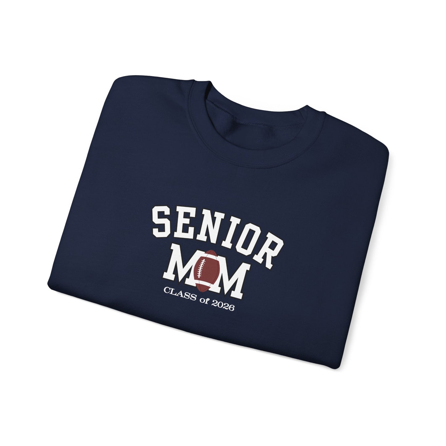 Senior Football Mom Crewneck Sweatshirt | Class of 2026
