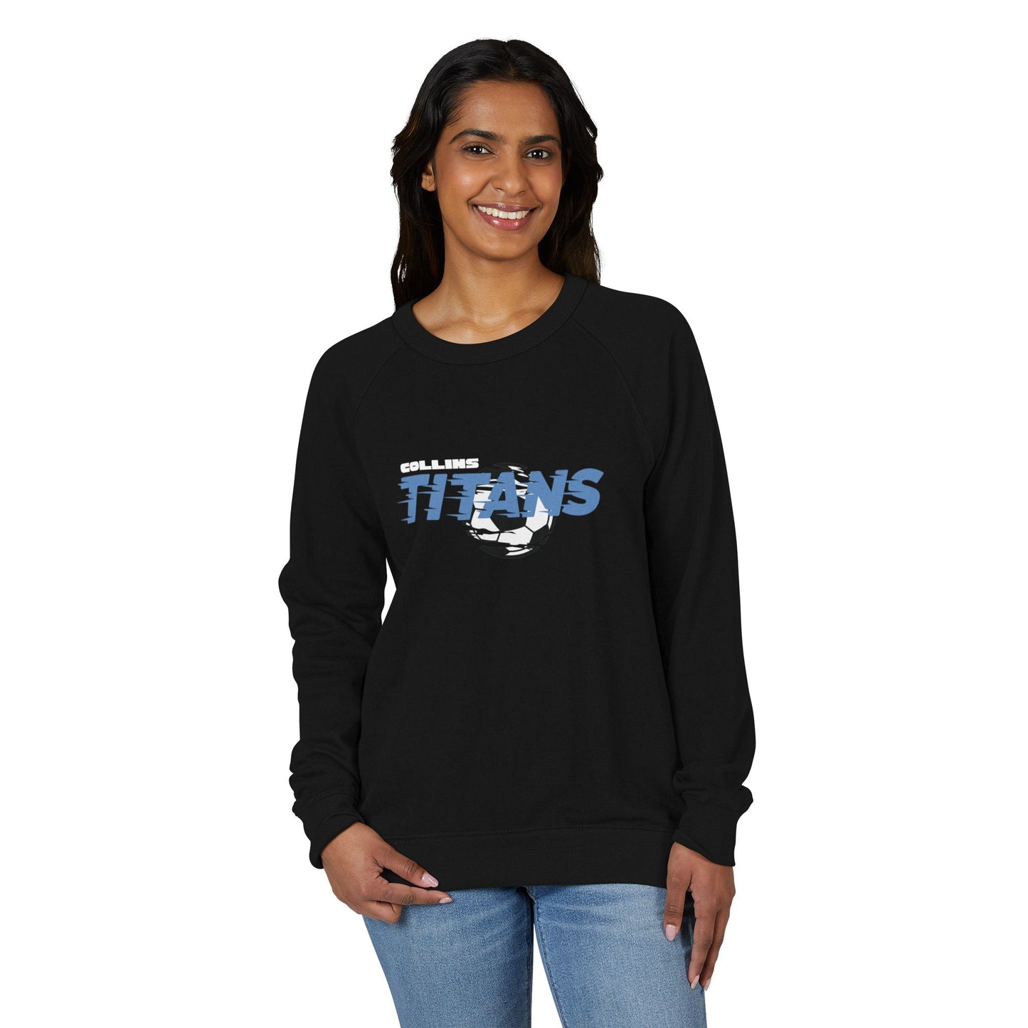 Titans Soccer French Terry Crewneck Sweatshirt, Soccer Spirit Wear, Comfortable Athletic Apparel