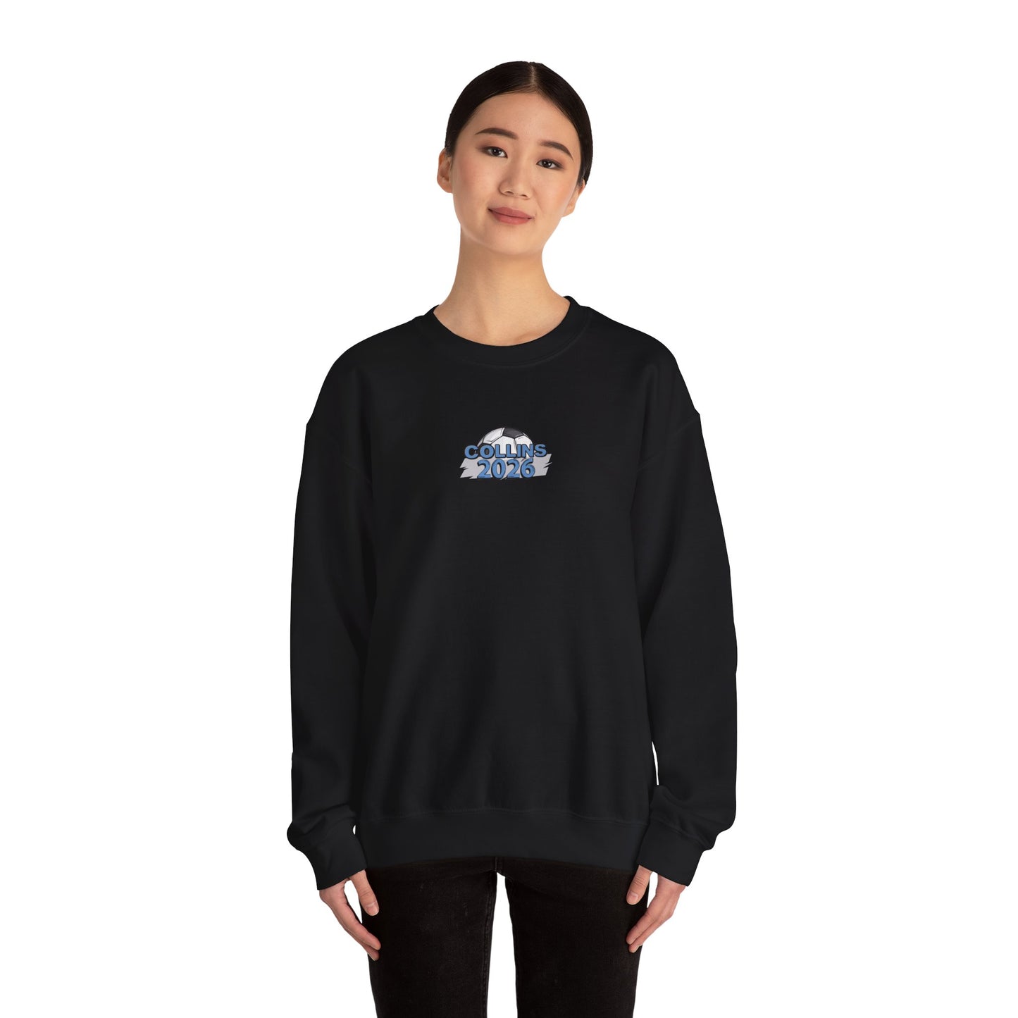 Collins Soccer Seniors Crewneck Sweatshirt, Class of 2026, High School Soccer