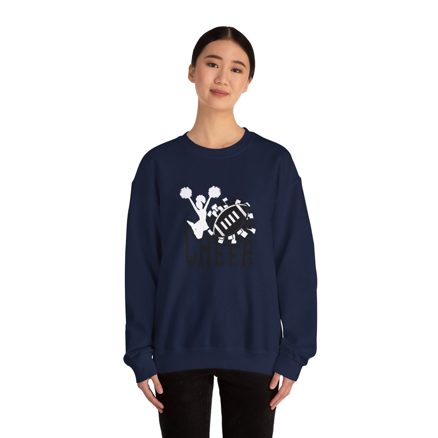 Cheer Crewneck Sweatshirt, Sports Apparel, Game Day Fashion- Can be Personalized