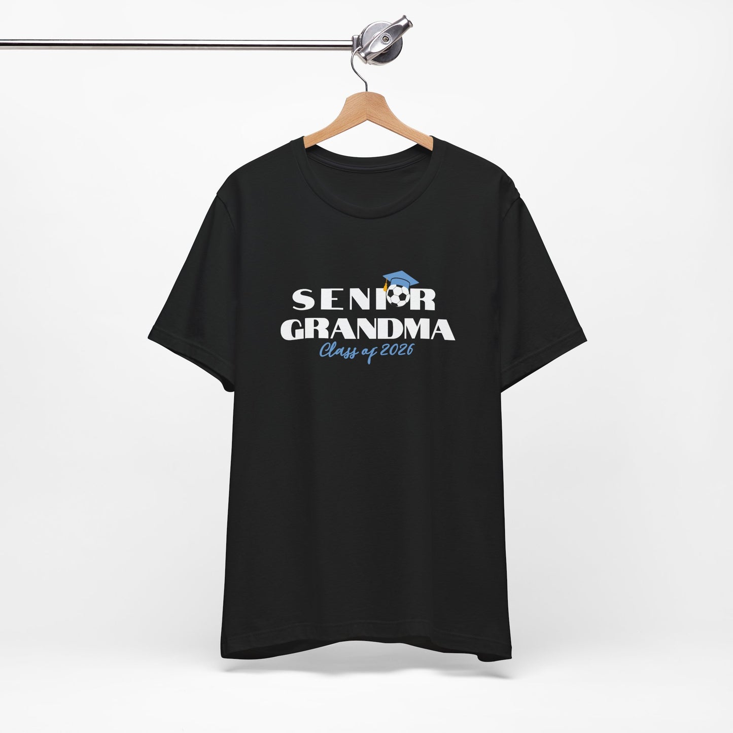 Soccer Senior Grandma Jersey T-Shirt, Class of 2026 Shirt, Gift for Graduation, Family Celebration
