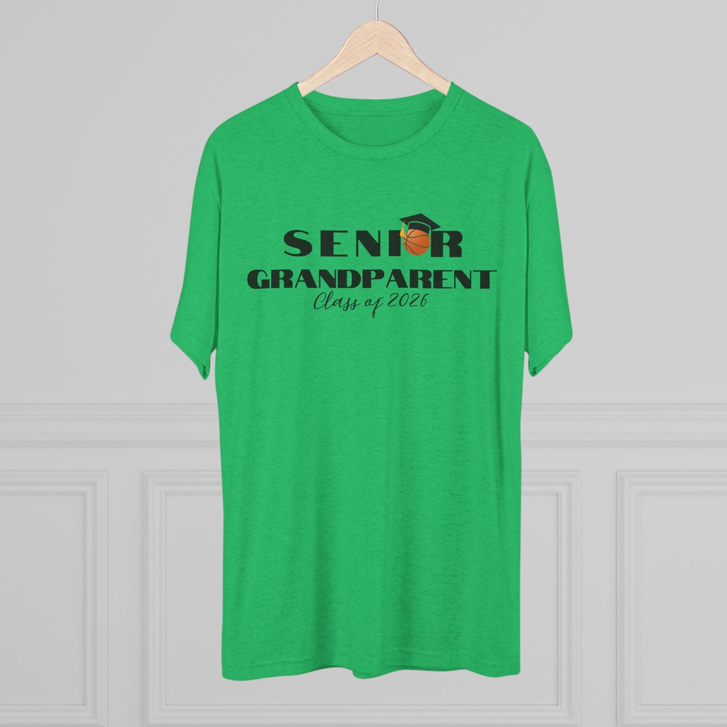 Senior Basketball Grandparent Crew Tee, Graduation, Unisex Shirt, Class of 2026 Apparel