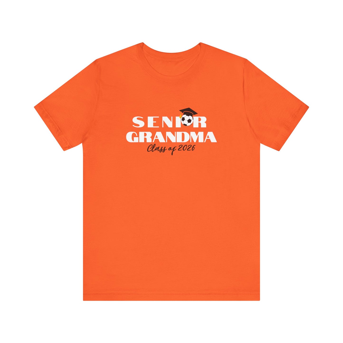 Soccer Senior Grandma Jersey T-Shirt, Class of 2026 Shirt, Gift for Graduation, Family Celebration