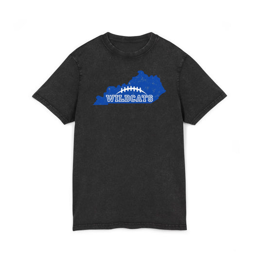 Kentucky Wildcats Acid Washed Tee, Vintage Style Shirt, College Football Fan Apparel