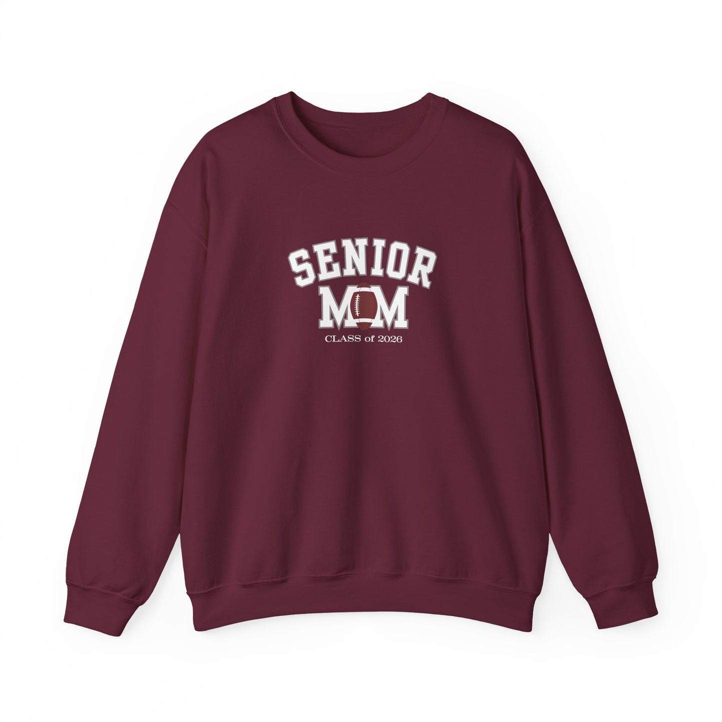 Senior Football Mom Crewneck Sweatshirt | Class of 2026